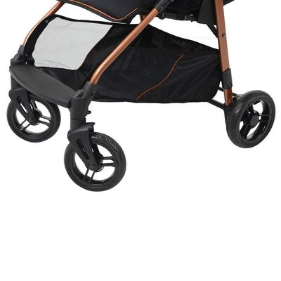 Carrinho De Bebê Burigotto Lui De 0 Até 15kg Para Passeio Preto E Cobre