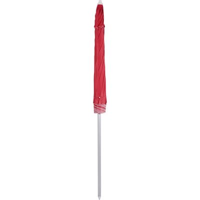 Guarda-sol Articulado 2,40m em Bagum e Alumínio Vermelho Bel 2,40m