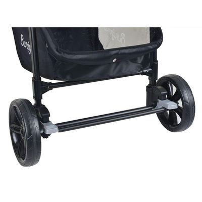 Carrinho De Bebê Para Passeio Burigotto Ecco De 0 Até 15 Kg Cinza Com Bege