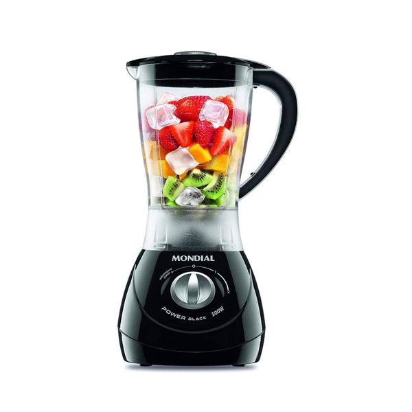 Liquidificador Preto Mondial Easy Power 550W L-550-B Voltagem: 220V
