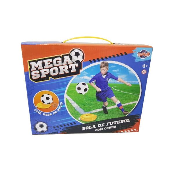 Brinquedo Bola de Futebol com Corda e Base de Apoio Mega Sport Toyng