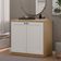 Cômoda Genialflex Infinity com 2 Portas e 79 cm de Largura Savana com Branco