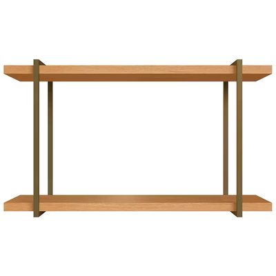 Nicho Genialflex Infinity com 2 Prateleiras 80cm de largura Savana Marrom