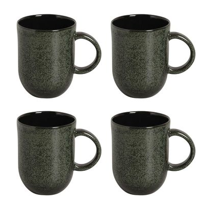 Conjunto de Canecas Porto Brasil Orgânico Greenery 4 peças - 273 ml Verde