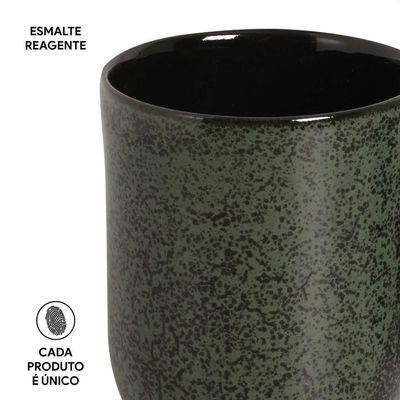 Conjunto de Canecas Porto Brasil Orgânico Greenery 4 peças - 273 ml Verde