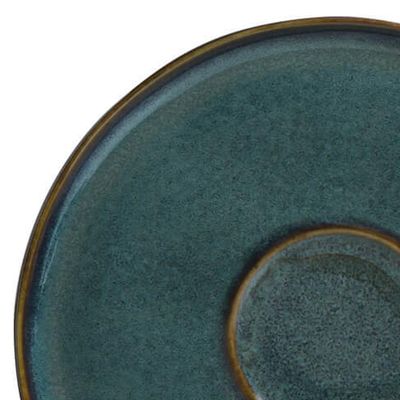 Conjunto de Xícaras de Café com Pires Porto Brasil Bio Oceano 6 peças - 120 ml Azul