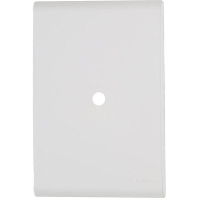 Placa com 1 Furo 9,5 mm 4x2  Tramontina Liz Branca
