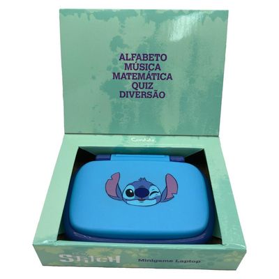 Laptop Infantil Educativo Candide Disney Stitch Bilíngue