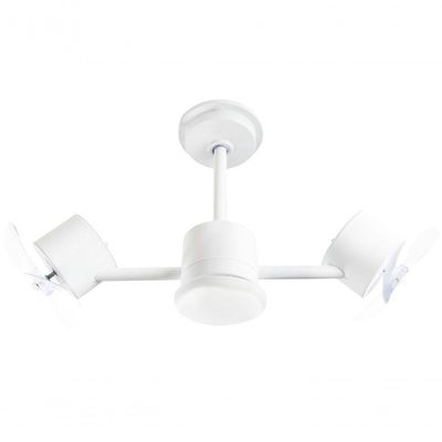 Ventilador De Teto Treviso Infinit Led Branco Control Remoto