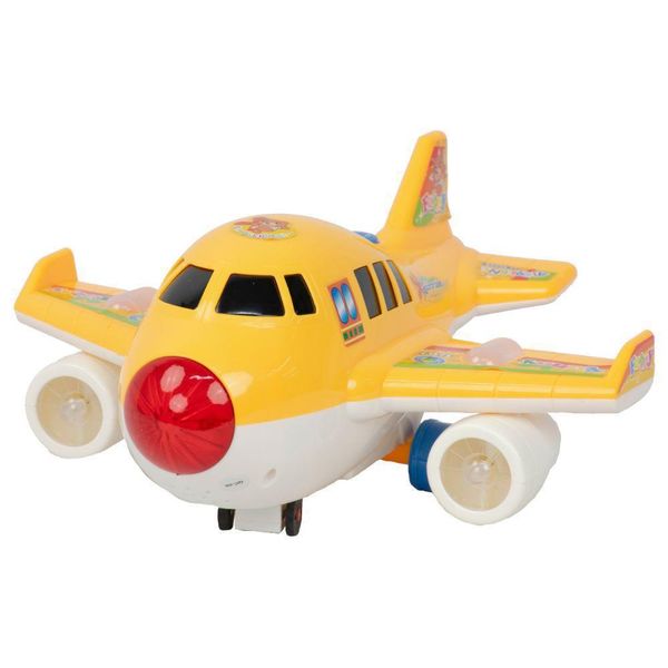 Avião Musical de Brinquedo com Luzes e Som - AMARELO Bbr Avião Musical de Brinquedo com Luzes e Som - AMARELO Bbr