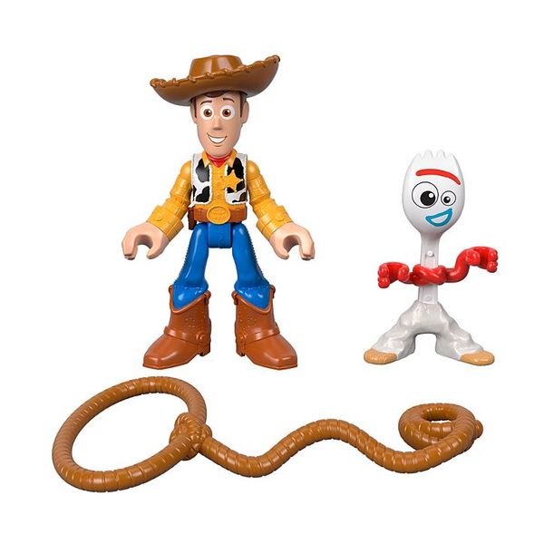Kit de Figuras Imaginext Toy Story 4 - Forky E Woody - Mattel Mattel