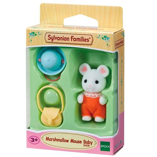 Sylvanian Families Bebê Rato Marshmallow Epoch Sylvanian Families Bebê Rato Marshmallow Epoch