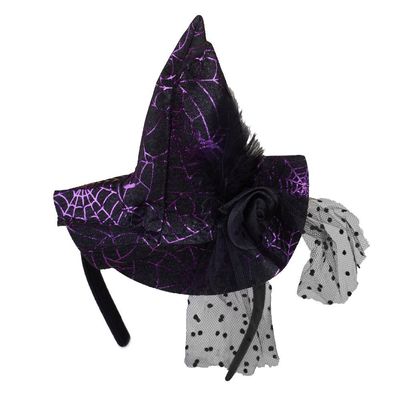 Tiara Chapéu de Bruxa Halloween Play&Fun