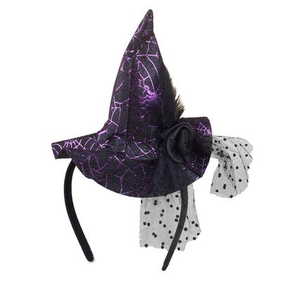 Tiara Chapéu de Bruxa Halloween Play&Fun