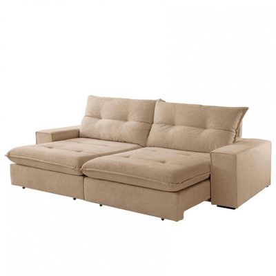 Sofá Athenas Linho 02 Módulos 100 Cm B25cm Meu Sofá Online A226 Linho Bege