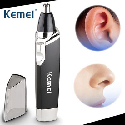 Kemei Km-6512 Aparador De Pelos Elétrico Para Nariz Ouvido E Sobrancelha Profissional
