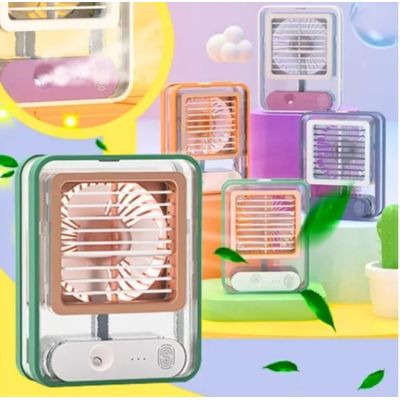 Mini Ventilador De Mesa Pessoal Spray de Água Névoa Portátil