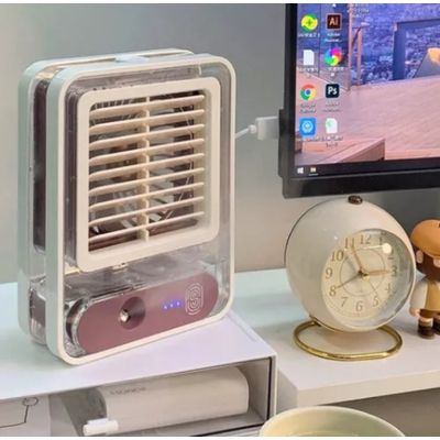 Mini Ventilador De Mesa Pessoal Spray de Água Névoa Portátil