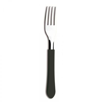 Kit 24 Garfo De Mesa Tramontina Leme Inox Preto