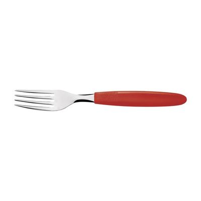 Kit 3 Garfo Mesa Tramontina Ipanema Inox Vermelho