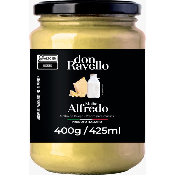 MOLHO DON RAVELLO ALFREDO 400G MOLHO DON RAVELLO ALFREDO 400G