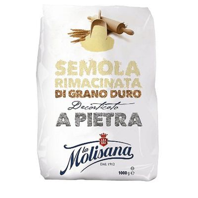 SEMOLA DI GRANO DURO RIMACINATA LA MOLISANA 1KG