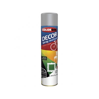 Tinta Spray Colorgin Decor Cinza (Nr23-Onu 1950) c/6pcs