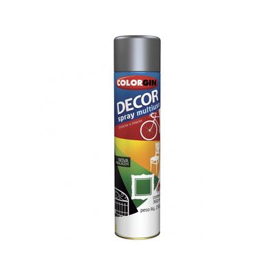 Tinta Spray Colorgin Decor Grafite Metalico (Nr23-Onu 1950) c/6pcs