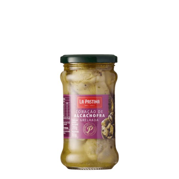 CORAÇÃO DE ALCACHOFRA GRELHADA LA PASTINA 280G CORAÇÃO DE ALCACHOFRA GRELHADA LA PASTINA 280G