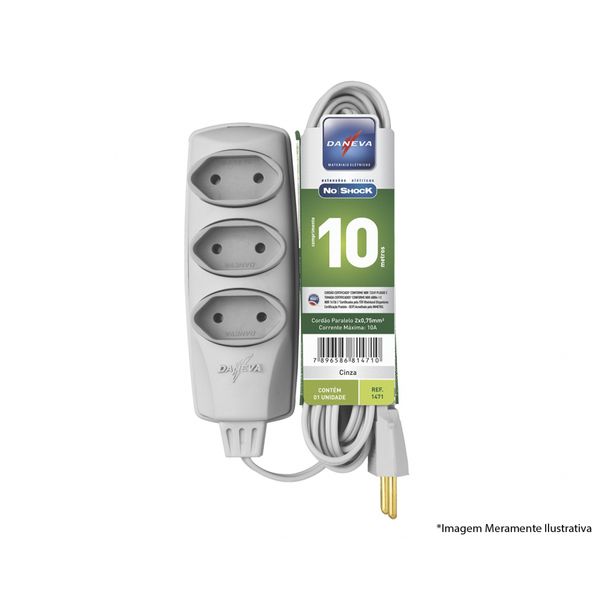 Extensao Daneva No Shock Pl 0,75Mm 10M Cz 1471 Blister