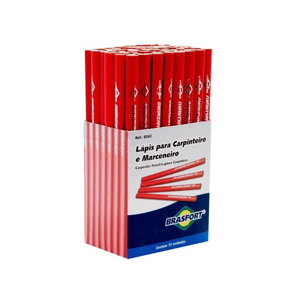 Lapis Carpinteiro Brasfort c/72pcs Lapis Carpinteiro Brasfort c/72pcs