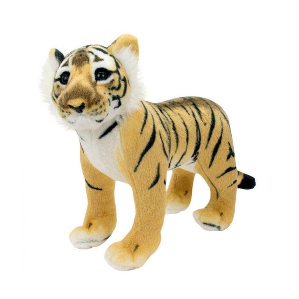 Pelúcia Tigre Em Pé Realista 38cm
