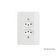 Tomada Mill Duplo 2P+T C/Pl 20A250V 39161 c/10pcs