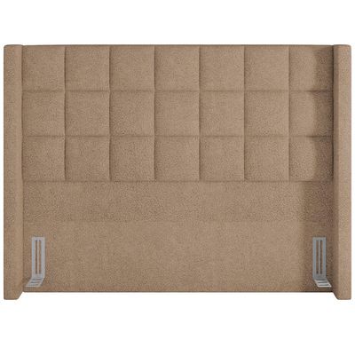 Cabeceira Cama Box Casal 160 cm P05 Paris Bouclê Bege - Lyam Decor