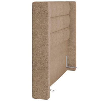 Cabeceira Cama Box Casal 195 cm P05 Paris Bouclê Bege - Lyam Decor