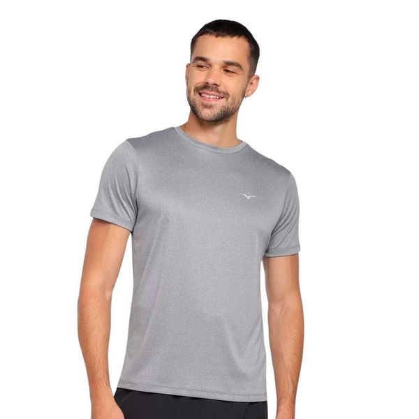 Camiseta Mizuno Spark 2 Masculina P / Cinza