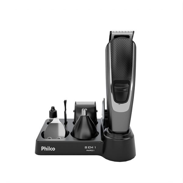 Aparador de Pelos Philco 8 Acessórios PAPE01 Bivolt Bivolt