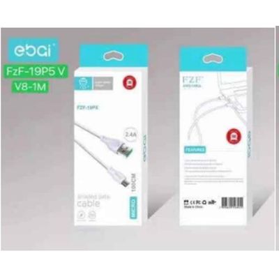 Cabo Usb Nylon Lighting 2.4a 1m