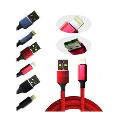 Cabo Usb Nylon Lighting 2.4a 1m