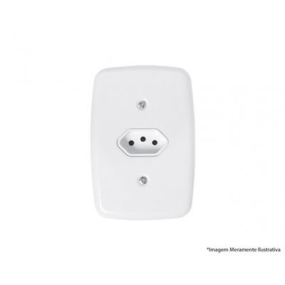 Tomada Ideale Br 2P+T 20A 250V C/Pl 3212 c/12pcs