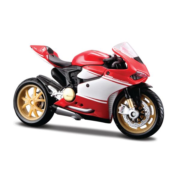 Miniatura - Moto - 1:18 - Ducati 1199 Superlegera 2014 - Vermelha - Maisto Maisto