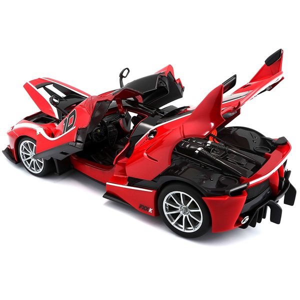 Miniatura - Carro - Ferrari Fxx K - 1:18 - Bburago Race & Play - Vermelho Burago