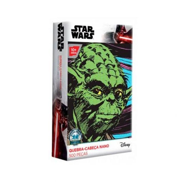 Quebra Cabeça - 500 Peças Nano - Star Wars - Yoda - Toyster Toyster Quebra Cabeça - 500 Peças Nano - Star Wars - Yoda - Toyster Toyster