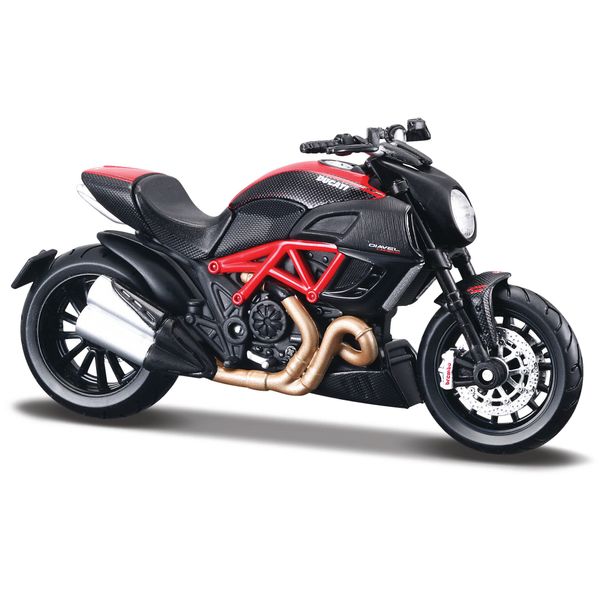 Miniatura - Moto - 1:18 - Ducati Diavel Carbon - Preto - Maisto Maisto