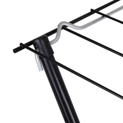 Varal De Chão Retrátil Slim Preto Mor