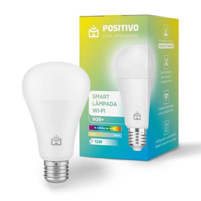 Smart Lâmpada Wi-fi Rgb+ Positivo Casa Inteligente Bivolt