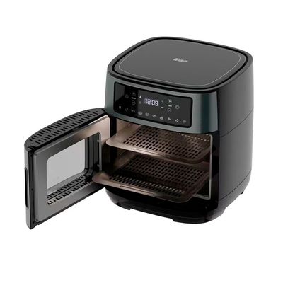 Fritadeira Elétrica Sem Óleo WAOD2 12L Air Fryer Oven WAP Cinza com Preto / 220V