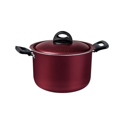 Espagueteira 22 Cm 5,7l Loreto Antiaderente Vermelho