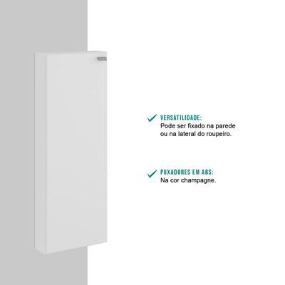 Armário Aéreo Utilitário 1 Porta Branco