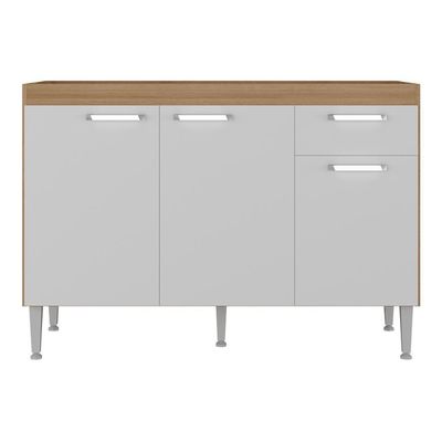 Balcão Cozinha Gabinete Pia 120cm Paris Multimóveis
